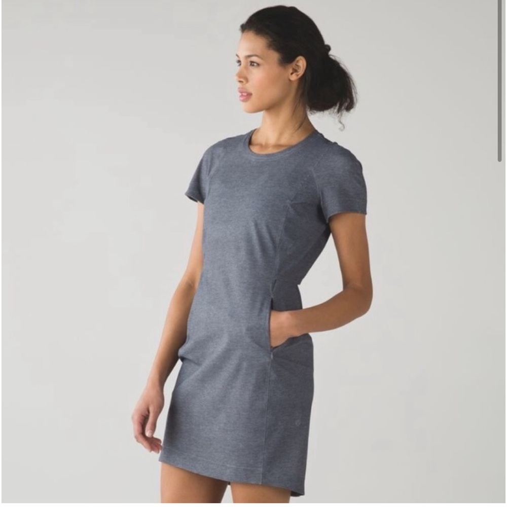 Lululemon &go Endeavor Dress Gray Sz 6
